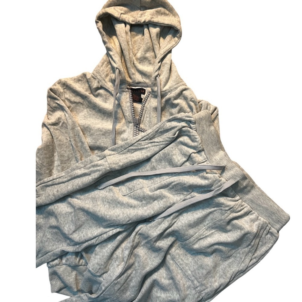 NWT Gray Esti Couture Hooded Sweat Suit Set​​​ - Picture 10 of 12